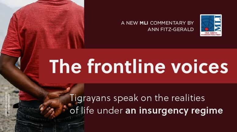 This commentary by Ann Fitz-Gerald aims to expose the voices of Tigrayans living under TPLF rule and let their stories be heard.
