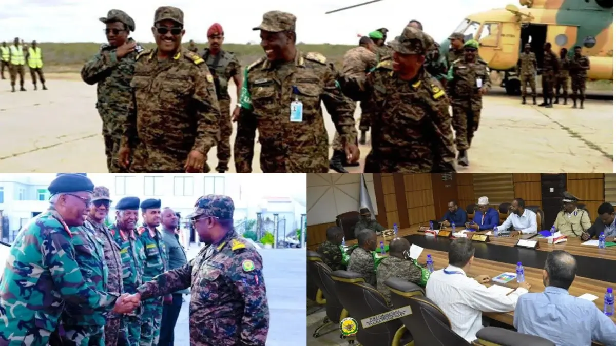 Ethiopian,army generals,military meetings in Baidoa