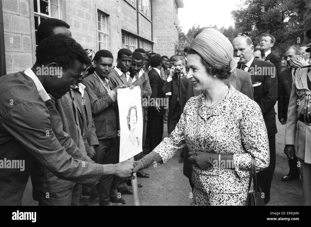 Prince Asfa-Wossen,Queen Elizabeth II’,Ethiopia visit