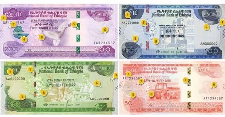 Ethiopia introduced new banknotes in an effort to curb corruption